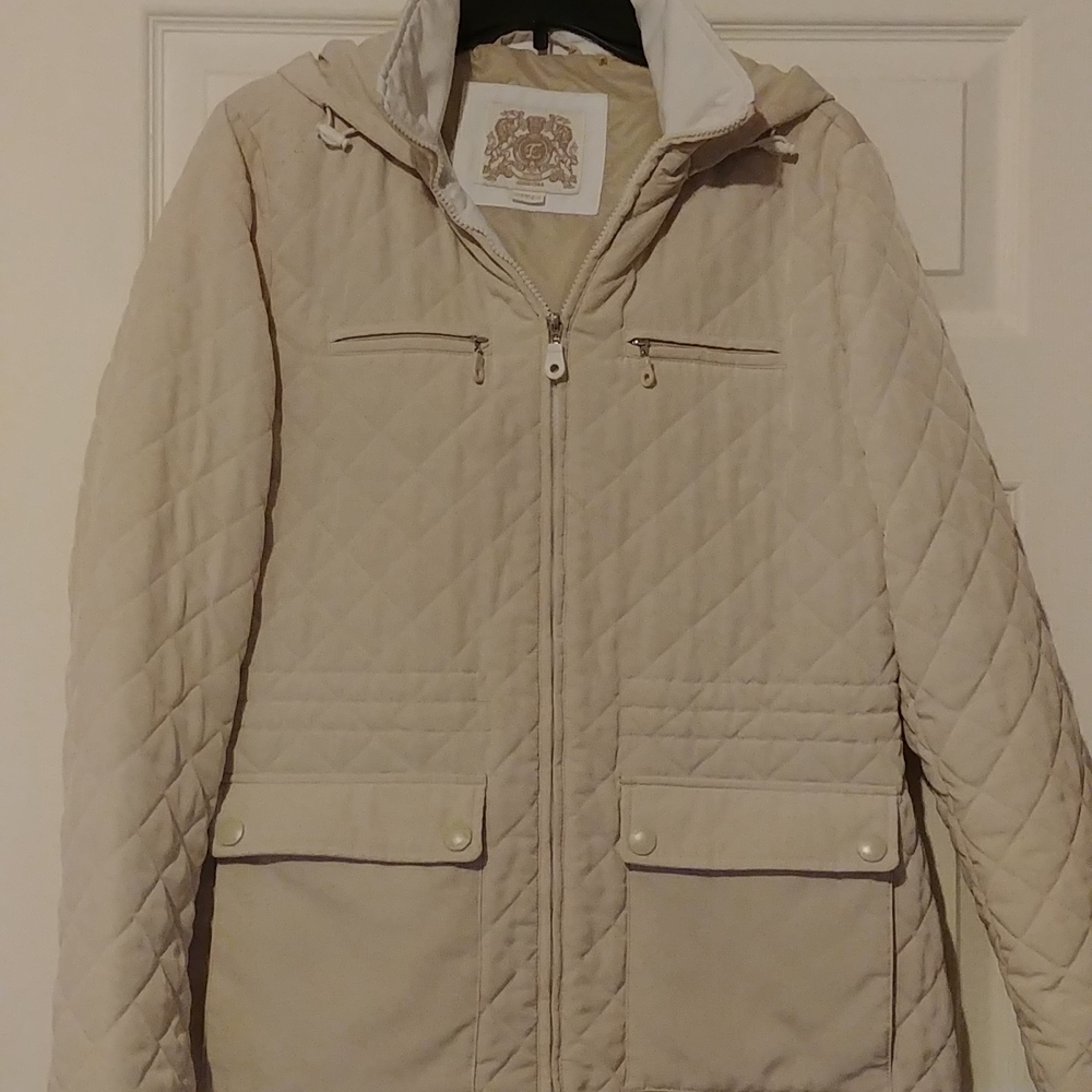 Esprit women's quilted hooded coat